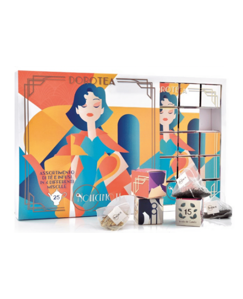 AST. PUZZLE "DOROTEA" 4 TEA BLENDS 50 g Pcs.6, Wholesale sweets and confectionery www.ilcaramellaio2.com