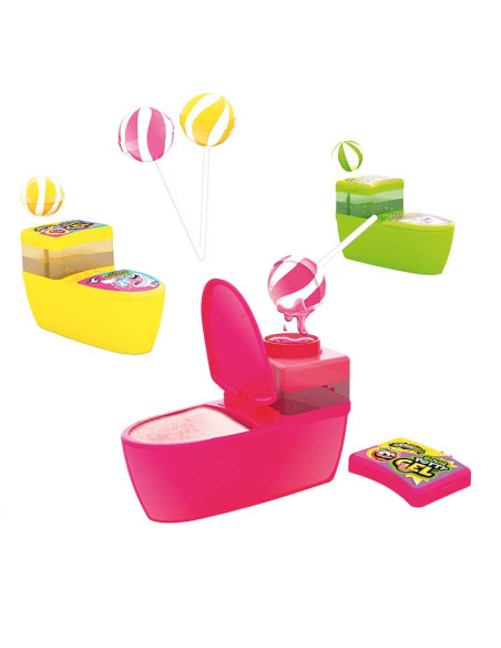 SOUR POTTY GEL LOLLIPOP Gr.51 Pz.12, Wholesale sweets and candies www.ilcaramellaio2.com