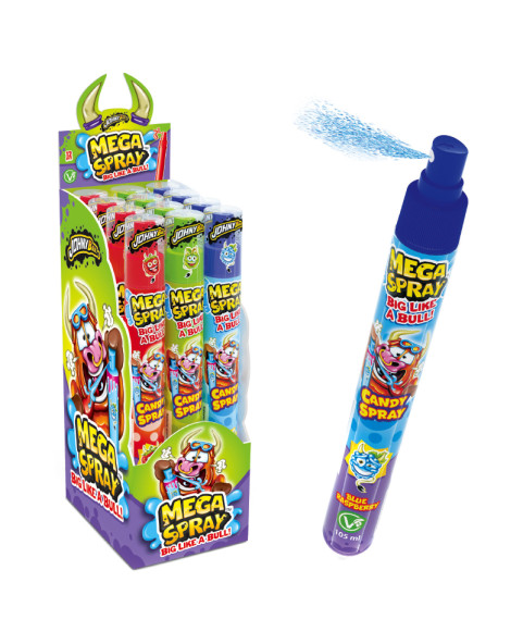 MEGA SPRAY Gr.105 Pz.12, Wholesale candy and sweets il caramelleio 2.0