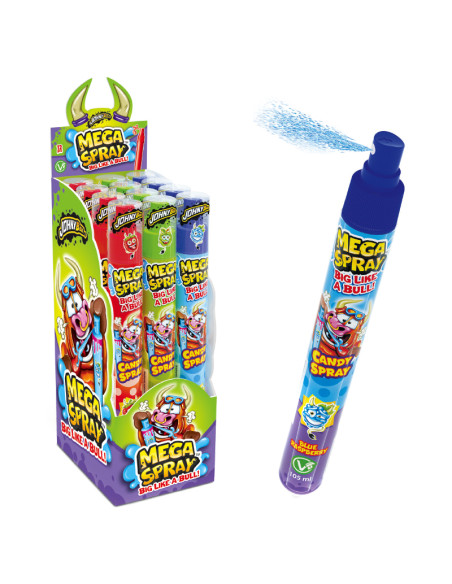 MEGA SPRAY Gr.105 Pz.12, Wholesale candy and sweets il caramelleio 2.0