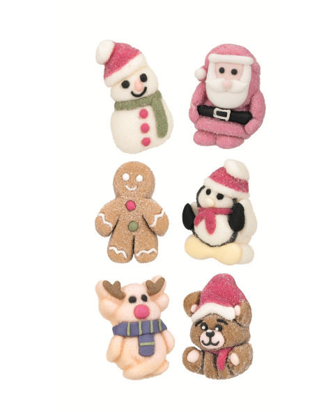 mini-marshmallows,christmas-marshmallows,holiday-marshmallows,individually-wrapped,candy-buffet,christmas-sweets