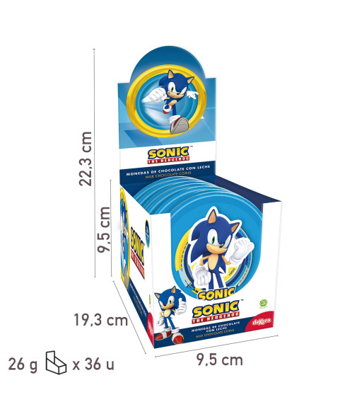 Monetone Sonic gr.26 Pz.36 , Wholesale sweets and confectionery il caramelio 2.0