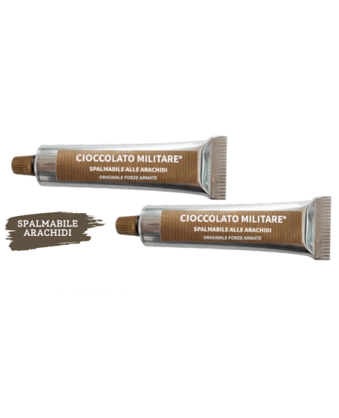 crema arachidi, spalmabile, originale militare, tubetto snack, merenda proteica, snack salato