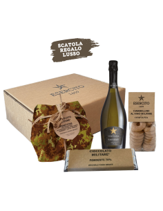 confezione-regalo-natale,compagnia-militare,panettone-spumante,cioccolato-fondente,crema-nocciola,cesto-regalo