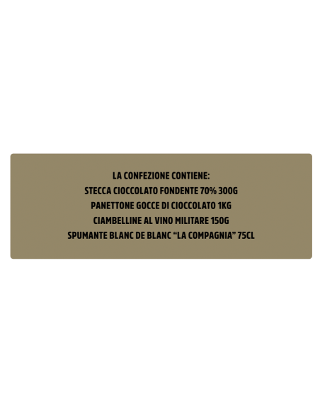 christmas-gift-box,compagnia-militare,panettone,sparkling-wine,dark-chocolate,hazelnut-spread