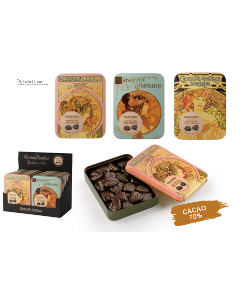 10 "CHOCOLATE AMATLLER" CANS 60g, Wholesale candy, confectionery, chocolate, caramelio 2.0