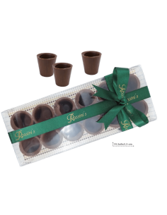SC. N° 12 BICCHIERINI CIOCCOLATO FONDENTE 80 g Pz.12,Ingrosso caramelle dolciumi cioccolato caramellaio 2.0
