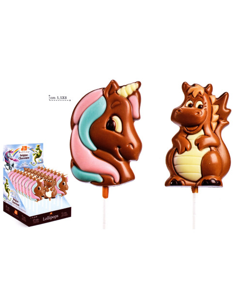 ESP. N° 24 LECCA UNICORNO & DRAGHETTO 35 g, Ingrosso caramelle dolciumi prodotti Natale.