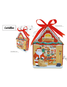 CT. N° 6 LATTA "SANTA'S WORKSHOP" C/MUSICA 200 g CO, Ingrosso caramelle e dolciumi il caramellaio 2.0