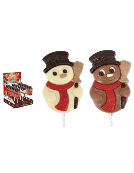 ESP. N° 24 LECCA "PUPAZZO NEVE" 25 g, Ingrosso caramelle dolciumi prodotti Natale www.ilcaramellaio2.com.