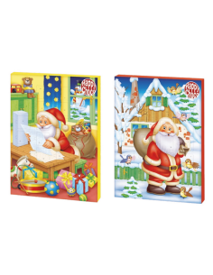 CALENDARIO AVVENTO "DOLCE BABBO" 50 g  Pz.15, Ingrosso caramelle dolciumi prodotti Natale www.ilcaramellaio2.com.