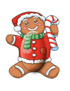 ginger,man,christmas,chocolate,milk,foil
