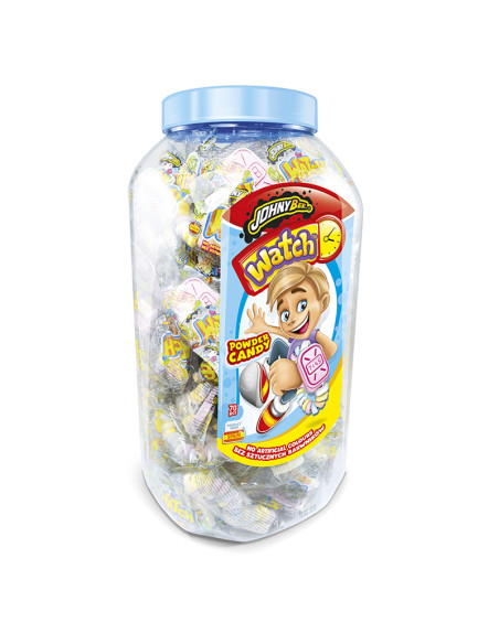 70 PIECES OF WATCH CANDY JOHNY GR14, Wholesale candy and sweets, Il Caramelio 2.0