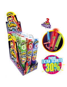 PZ.18 LAMP SPRAY 28 GR , Ingrosso caramelle e dolciumi il caramellaio 2.0,gadget dolci, caramelle bambini