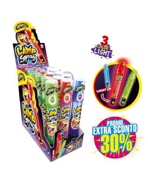 PZ.18 LAMP SPRAY 28 GR , Ingrosso caramelle e dolciumi il caramellaio 2.0,gadget dolci, caramelle bambini