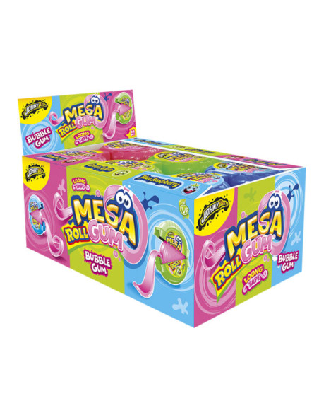24 Mega Roll Bubble Gum Displays, 40g, Wholesale Candy and Sweets, Il Caramelio 2.0