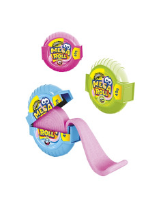 mega roll bubble gum, bubble gum nastro, chewing gum bambini, dolciumi colorati, bubble gum frutta, caramelle divertenti 2