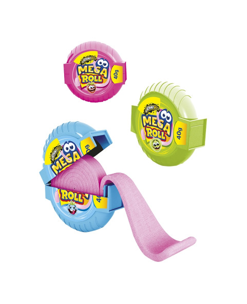 24 Mega Roll Bubble Gum Displays, 40g, Wholesale Candy and Sweets, Il Caramelio 2.0
