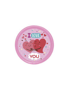 Monetone cioccolato, I Love You, confezione 36 pezzi, cioccolatini regalo, idea romantica, dolcetti 26 g 2