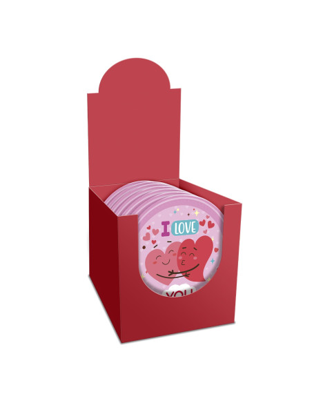 monetone-i-love-you,cioccolato-al-latte,cioccolatini-romantici,espositore-36-pezzi,dolciumi-sfusi,cioccolatini-colorati