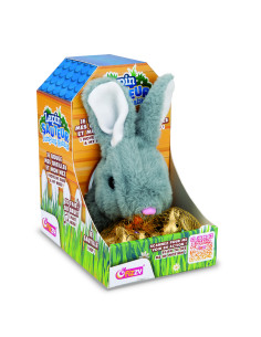 peluches lapin, peluche bambini, gadget morbidi, peluche movimento e verso, confezione 9 pezzi, regali festa bambini