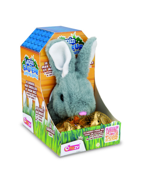 Rabbit plush toys, children's plush toys, soft gadgets, moving and directional plush toys, 9-piece pack, children's party gifts