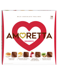 cioccolatini amoretta, scatola cioccolatini, cioccolatini assortiti, dolci festa bambini, regalo cioccolato, dessert cioccolato