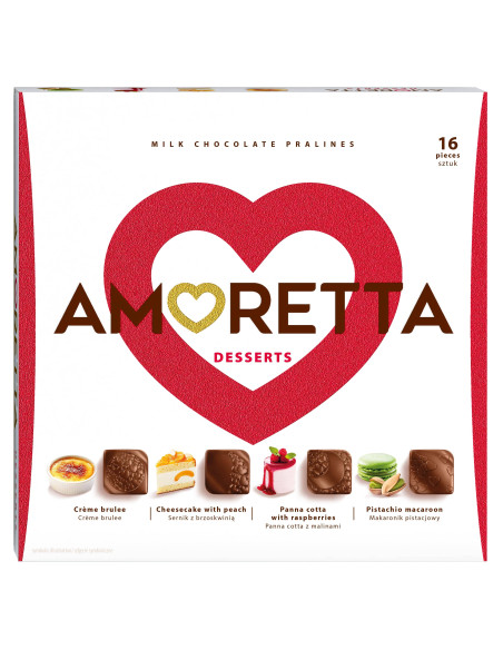 cioccolatini amoretta, scatola cioccolatini, cioccolatini assortiti, dolci festa bambini, regalo cioccolato, dessert cioccolato
