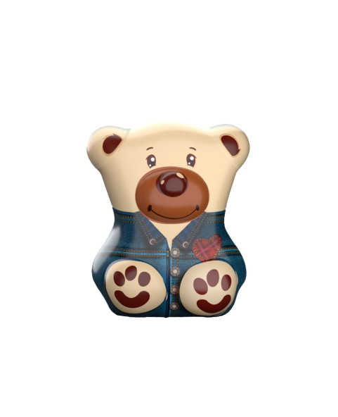 Chocolate jelly can, tiny teddy biscuits, chocolate and jelly biscuits, sweet snack, delicious gift
