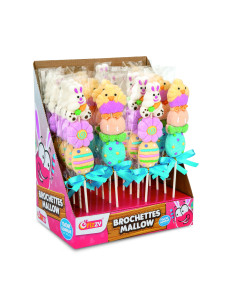 mallow, spiedino, pasqua, pulcino, coniglietto, dolce