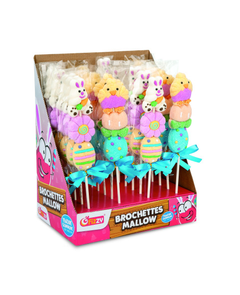 mallow, skewer, Easter, chick, bunny, sweet