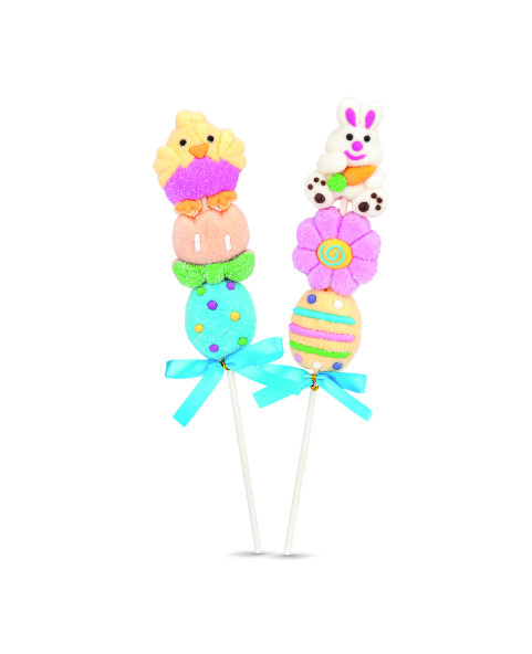 mallow, skewer, Easter, chick, bunny, sweet