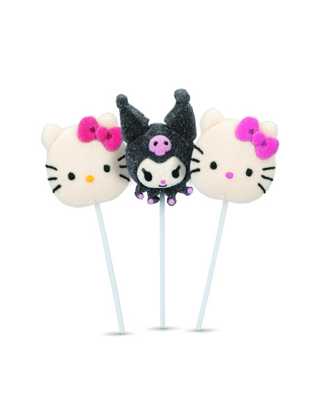 Hello Kitty, Lollipop, Marshmallow, Vanilla, Gluten-Free, Sweets