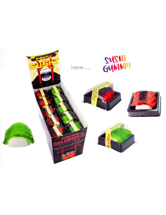Gummy sushi, soft pastilles, wholesale sweets, fruit gummies, loose candies, low prices