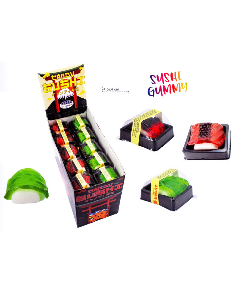 sushi gummy, pastigliaggi morbidi, dolciumi ingrosso, gummy frutta, caramelle sfuse, prezzi bassi