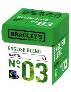 tè nero, english blend, bradley’s, fairtrade, bustine tè, bevanda calda