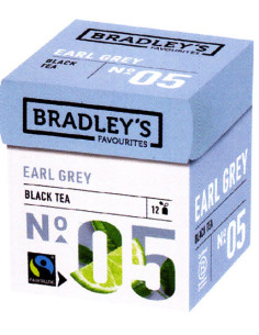 cubo tè Earl Grey, tè nero al bergamotto, 12 bustine Earl Grey, cubo N°5 tè, Earl Grey 2 g, confezione cubo tè