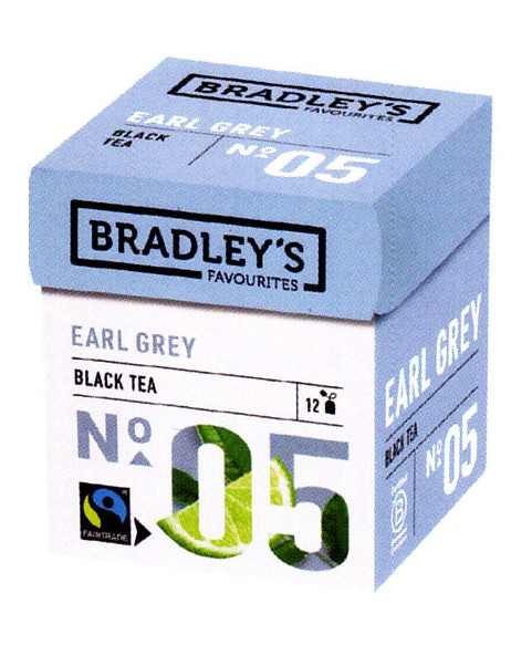 cubo tè Earl Grey, tè nero al bergamotto, 12 bustine Earl Grey, cubo N°5 tè, Earl Grey 2 g, confezione cubo tè