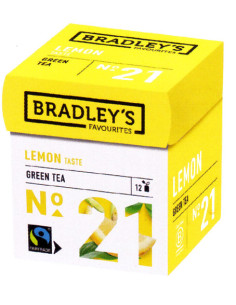 tè verde limone, tè verde, citronella, bradley’s, fairtrade, bustine tè