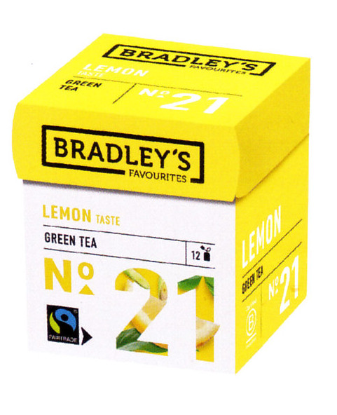 tè verde limone, tè verde, citronella, bradley’s, fairtrade, bustine tè