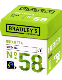 tè verde, bradley’s, fairtrade, bustine tè, infuso naturale, bevanda calda