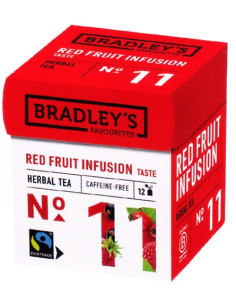 infuso frutti rossi, rosa canina, ibisco, bradley’s, fairtrade, bustine infuso
