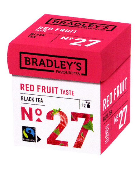 tè frutti rossi, tè nero, fragola, lampone, bradley’s, fairtrade