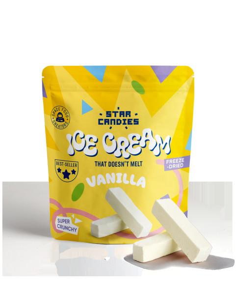 freeze-dried,vanilla-ice-cream,ice-cream,innovative-sweets,space-food,vanilla-flavor
