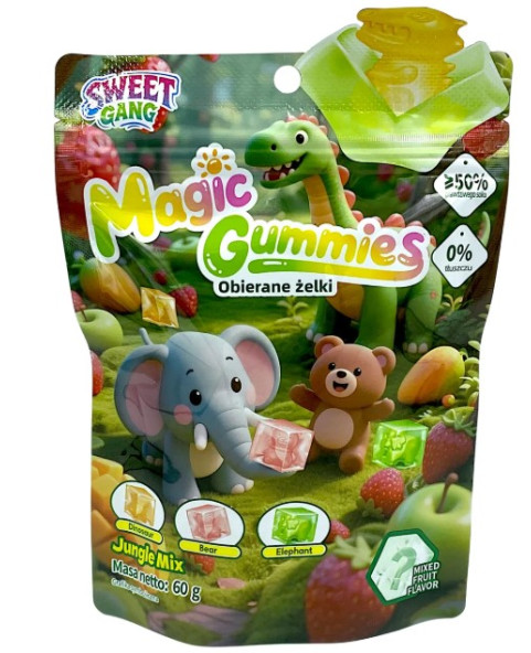 magic gummies,jungle mix,jungle animal gummies,candy cube,fruit gummies,trending sweets