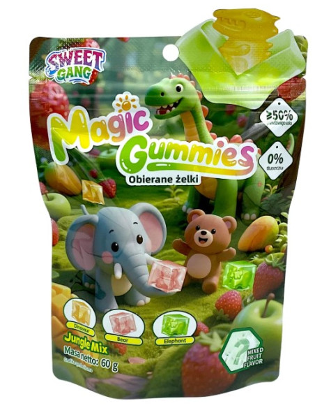 magic gummies,jungle mix,jungle animal gummies,candy cube,fruit gummies,trending sweets