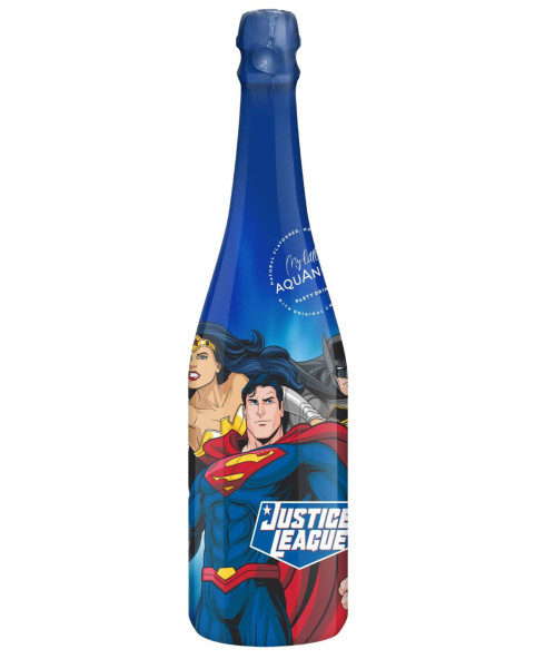 spumante-analcolico-justice-league,bevanda-senza-alcol,spumante-frutta,bottiglia-decorativa,party-bambini,drink-analcolico