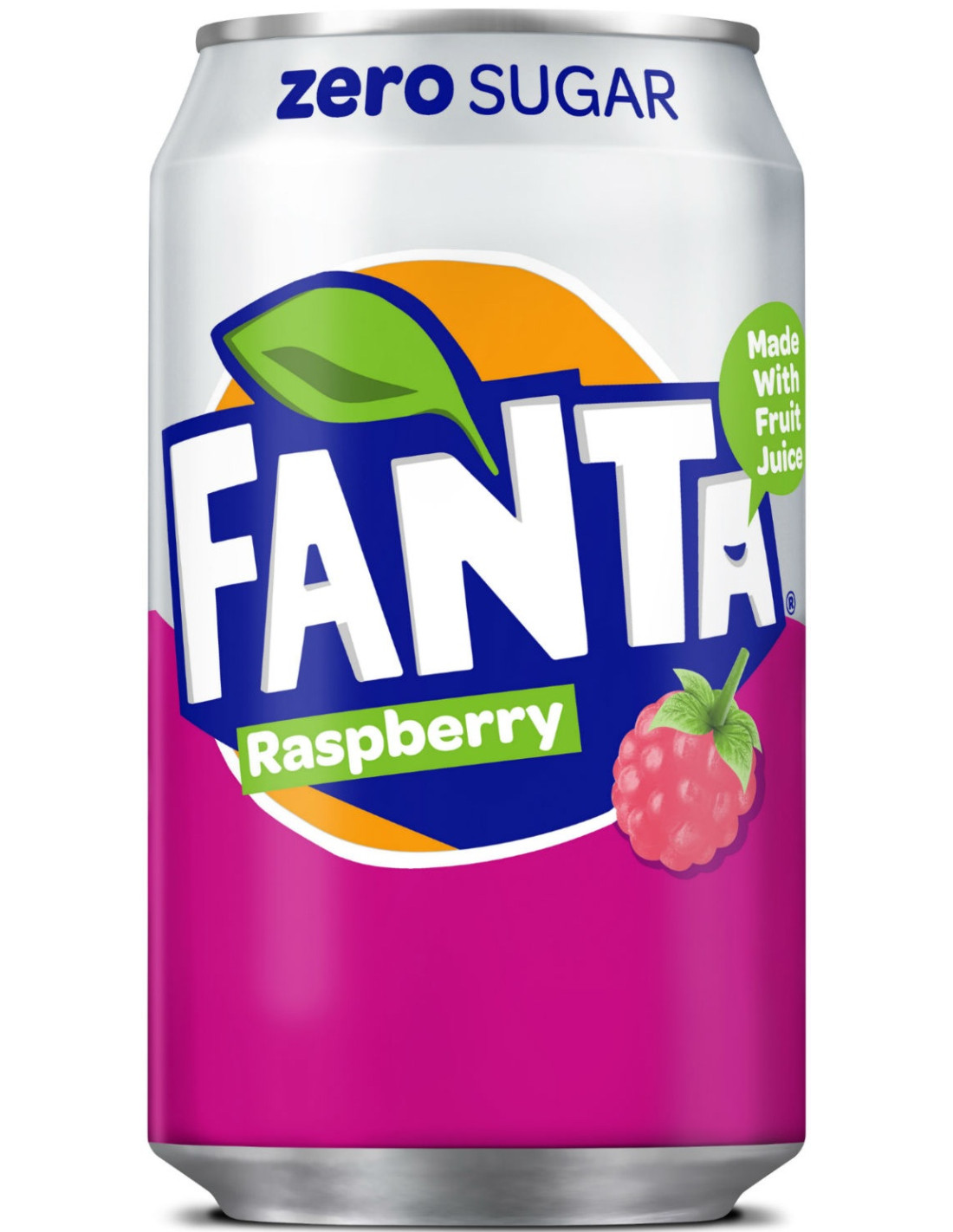 🥤 Fanta Framboise Sans Sucre – Canette 330 mlBoisson Gazeuse à la F...