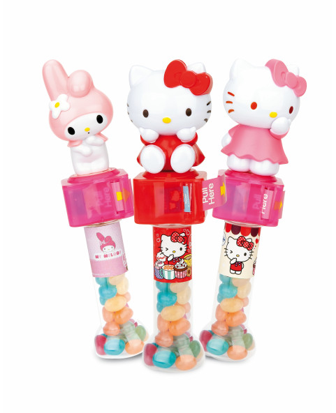 hello-kitty,candy-tube,fruit-candies,collectible-stickers,kids-gadget,hello-kitty-gift