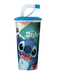 stitch-bicchiere,biscottini-cioccolato,disney-gadget,bicchiere-cannuccia,dolciumi-bambini,sorpresa-stitch